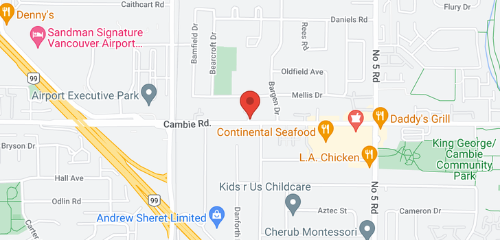 map of 12 11331 CAMBIE ROAD